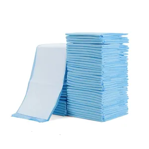 OEM thương hiệu dành cho người lớn dùng một lần underpad Màu Xanh hoặc Trắng y tế underpad 60x90 người già tã người lớn điều dưỡng pad cho bệnh viện