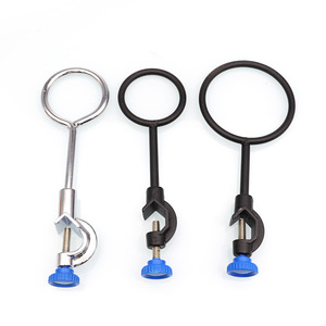 Huida Iron Ring Stand 60 80 100mm Laboratory Clamp With <b>Screw</b> Adjustment - Product Image 3