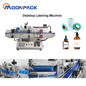 Máquina de Llenado, Tapado y Etiquetado de Líquidos Moonpack, Línea de Máquina Automática de Escritorio para Llenado, Tapado y Etiquetado de Botellas Redondas de Agua - Product Image 3