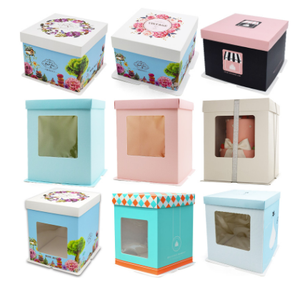 Caja <span class=keywords><strong>de</strong></span> almacenamiento <span class=keywords><strong>de</strong></span> pastel resistente <span class=keywords><strong>de</strong></span> 16x16x16 pulgadas, caja redonda para pastel <span class=keywords><strong>de</strong></span> 10 pulgadas <span class=keywords><strong>de</strong></span> 5 capas <span class=keywords><strong>de</strong></span> cartón, <span class=keywords><strong>ventana</strong></span> <span class=keywords><strong>de</strong></span> <span class=keywords><strong>acetato</strong></span> <span class=keywords><strong>de</strong></span> 12 altos - Product Image 5