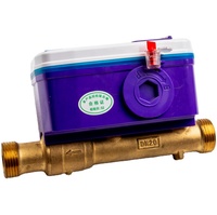 Télécommande numérique sans fil lora lorawan gprs débitmètre d'eau à ultrasons R160 compteur de qualité d'eau résidentiel en laiton