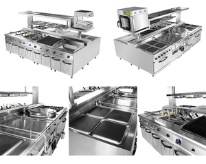 Matériel de cuisine pour hôtels et restaurants, bain-<span class=keywords><strong>marie</strong></span> à gaz commercial série 900 à 4 ou 6 bacs avec armoire de maintien au chaud des aliments - Product Image 4