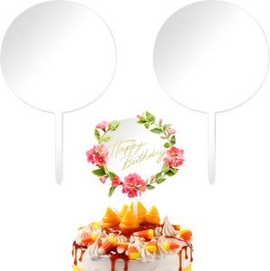 Topper per Torte in Acrilico Personalizzati 10CM, Decorazioni per Compleanni, Lauree, Matrimoni, Dipinti 3D Personalizzati - Product Image 1