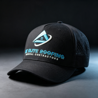Gorra de Béisbol Transpirable de Alta Calidad HS41, Diseño de Bordado Personalizado de Fábrica, Impermeable, Perforada con Láser, 100% Poliéster, Unisex