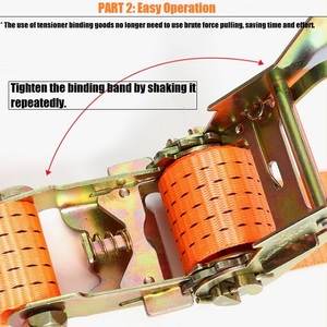 <span class=keywords><strong>Sangle</strong></span> de cargaison robuste de 4 m, 5 m, 8 m, 10 m, 12 m fabriquée en Chine, <span class=keywords><strong>sangle</strong></span> à <span class=keywords><strong>cliquet</strong></span> en gros pour la logistique et l'expédition - Product Image 4