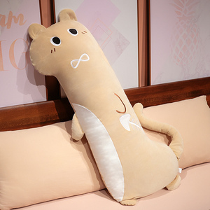 80/100/120cm Weiches & Komfortables Gefülltes Katzenförmiges Tierkissen Individuelles Charakter-Plüschkissen - Product Image 2