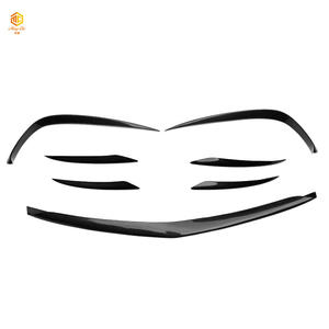 Separador de labios de fibra de carbono w213, recorte de falda para parachoques delantero deportivo para <span class=keywords><strong>Mercedes</strong></span> Benz Clase E w213 sport E300 <span class=keywords><strong>E250</strong></span> E260 - Product Image 4