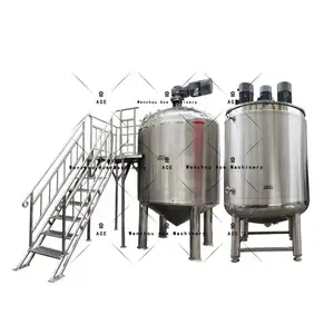 Industrial Chemical Liquid Mixing Tank Liquid Detergent Production Equipment Paint Glue Oil Grease Mixer