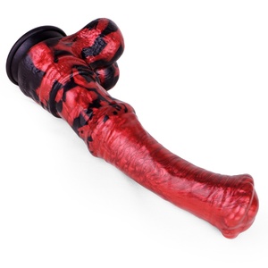 N-RF5289 Curved Horse <b>Dildo</b> 30cm Long Thick Anal Plug Silicone Waterproof Monster <b>Dildo</b> for Adult Couples Anal G-Spot Pleasure - Product Image 4