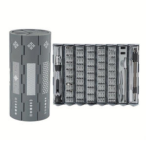 Juego de Destornilladores de Precisión de 126 Piezas, Nuevo Diseño Estilo Bambú, Aleación de Aluminio, Acero, Plástico, Manual, OEM, Caja de Venta al por Mayor - Product Image 4