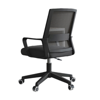 Chaises de bureau ergonomiques modernes et confortables en tissu maillé, pivotantes, réglables en hauteur, avec structure en acier, pour la vente en gros