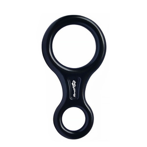 Descensor en Forma de Ocho de Aleación de Aluminio Rojo y Azul, Equipo de Seguridad para Escalada con Cuerda - Product Image 3