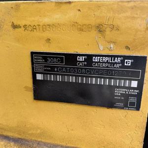 Miniexcavadoras Usadas CAT308 con Garantía de Un Año, Equipo de Construcción Original CAT307D 308C 308E2 308E - Product Image 4
