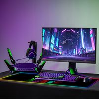 Tapis de souris personnalisé rvb grand tapis de jeu LED tapis de souris le jeu tapis de souris rvb caoutchouc