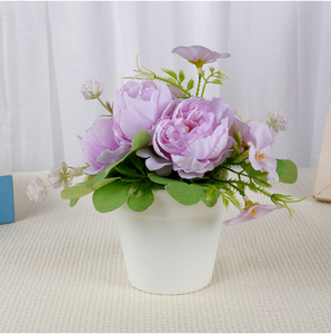 Bouquet di Fiori Artificiali Fatti a Mano in Otto Colori per Spose, Decorazione Matrimoniale - Product Image 6