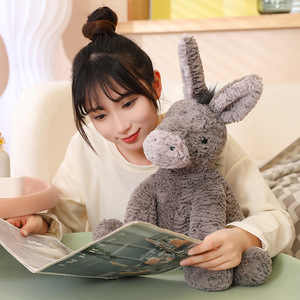 Nuevo lindo burro de peluche muñeca suave y cálido algodón Animal juguete para niñas disponibilidad al por mayor relleno de PP - Product Image 5