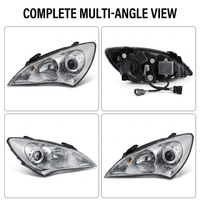 Ensemble de phares avant 2010 pour Hyundai Genesis, versions High et Low Trim, pièces de rechange automobiles
