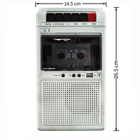 Nouveau Lecteur de Cassettes Portable 2026 avec Bluetooth et USB – Lecteur Rétro et Transcribeur de Cassettes