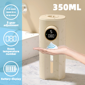 Nước Rửa Tay Máy Hiển Thị Kỹ Thuật Số Tự Động Bọt Xà Phòng Dispenser Không Thấm Nước Thông Minh Phòng Tắm Bong Bóng Dispenser Với Cảm Biến - Product Image 2