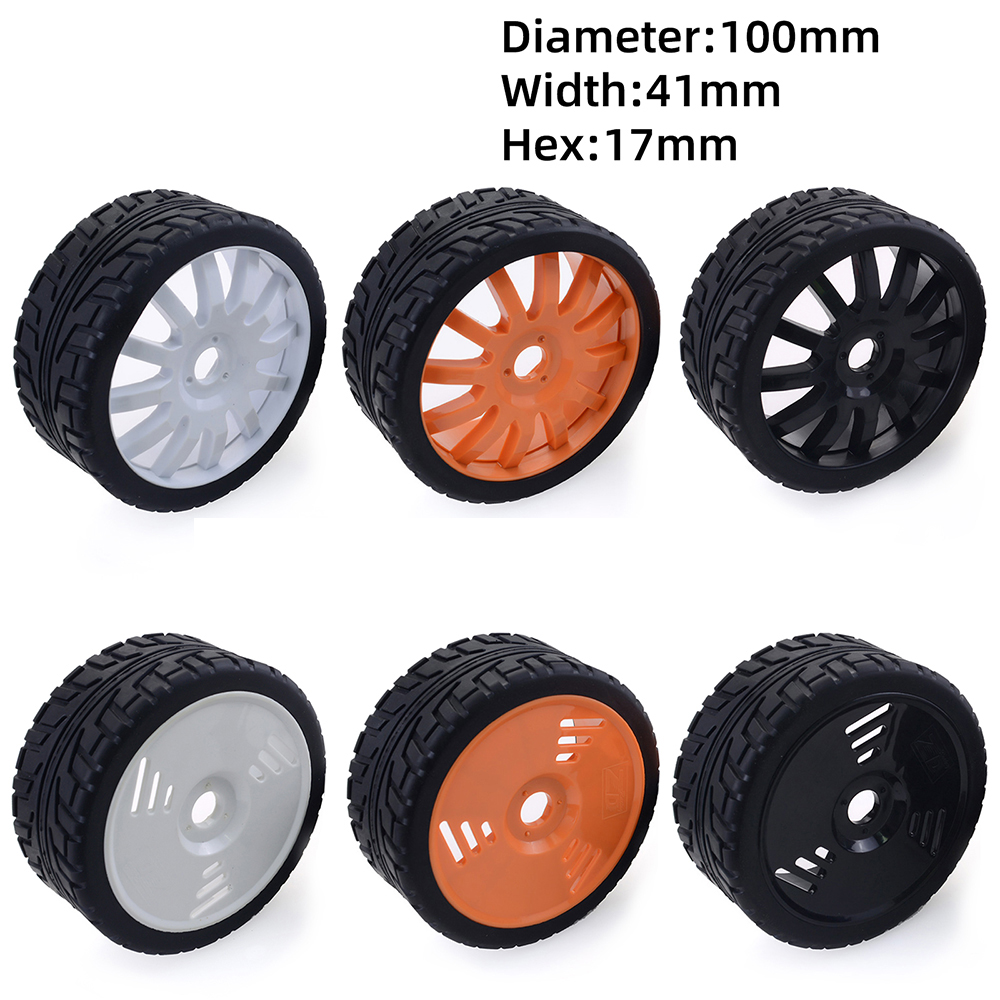 ZD Racing 100mm Rubber Tyres Wheels for 1/8 Buggy Cars