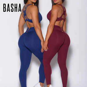 Conjunto de Yoga de Cintura Alta de Alta Calidad Más Vendido para Mujer, Ropa Deportiva con 2 Sujetadores Deportivos con Espalda Cruzada y Leggings con Absorción de Impactos - Product Image 3