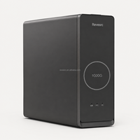 Système de filtration d'eau RO ultra-plat 1000 GPD 126 mm sous évier, 5 couches de filtration, sans réservoir, robinet intelligent TDS électrique, usage domestique