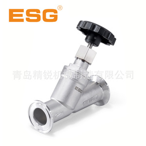 วาล์วปรับมุมแบบแมนนวล ESG  วัสดุสแตนเลส 304 เกลียวใน  PN16 แบบตัด-ปรับได้ - Product Image 2