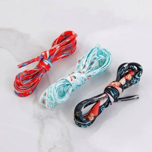 En gros Lacets plats creux imprimés personnalisés pour chaussures, bottes et baskets - Product Image 2