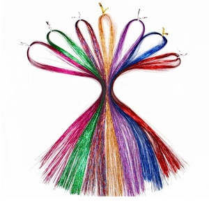 Gitter tóc <span class=keywords><strong>tinsel</strong></span> Crochet Braid mở rộng tóc 120cm tổng hợp <span class=keywords><strong>tinsel</strong></span> Braid phụ kiện bán buôn tóc <span class=keywords><strong>tinsel</strong></span> - Product Image 2