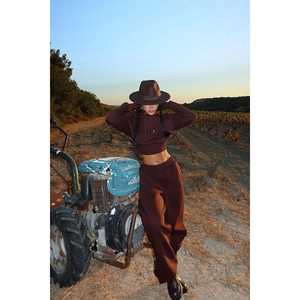 Boy's Winter Streetwear Tracksuit Set Custom <b>Brown</b> <b>Scarf</b> Hood Windproof Breathable Printed Comfortable Jogging Plus Sizes - Product Image 3