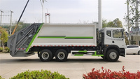 Camion à ordures compacteur de déchets personnalisable de type compression, norme nationale VI, 25000 kg, avec moteur et boîte de vitesses