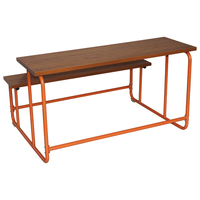 Bureau et chaise d'étudiant de lycée banc de haute qualité ensemble de table pour enfants en bois meubles d'étude