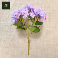 Bouquet d'hortensias artificiels à prix d'usine, 7 têtes de fleurs, hortensias artificiels luxuriants pour centre de table de mariage