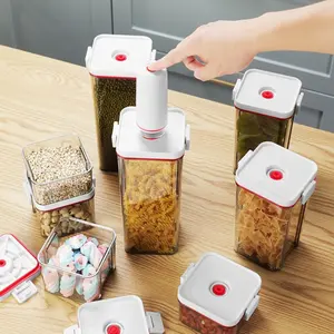 New Arrival Pantry Organizer Food Storage Containers Cereal Spaghetti Pasta Airtight Box for Kitchen