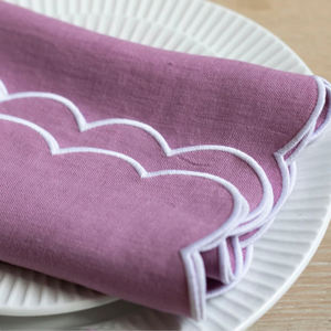 Juego de servilletas bordadas hechas a mano y manteles individuales de lino, servilletas de tela para decoración de mesa de boda <span class=keywords><strong>Vintage</strong></span> para restaurantes y bodas - Product Image 5