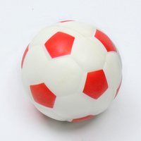 Balle de football en PU avec logo personnalisé, jouet de football, balle anti-stress rebondissante en mousse PU à impression complète, vente à chaud