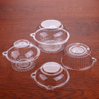 Boîte d'emballage transparente jetable pour gâteaux, boîte en plastique transparente, boîte à dessert, conteneur à dessert en plastique