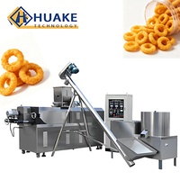 Ligne de production de snacks extrudés à grande échelle pour les anneaux de poulet creux aux légumes et les anneaux de poulet aux saveurs variées