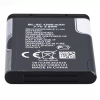 Baterai Lithium-ion Polimer Kelas A BL-5C untuk Ponsel Lansia 3100 1110 Perlindungan IC Ganda 100% Stok Tersedia