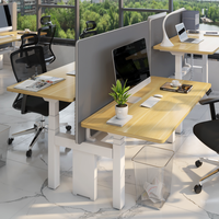 [Livraison rapide, stock US & DE] support DE bureau, Table électrique DE levage, double banc, hauteur réglable, bureau debout ET223H(IB)