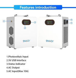 เครื่องสำรองไฟพกพา 10kva 10000mah 30000mah 12v ลิเธียม มินิพีซี 5kva สำหรับเราเตอร์บ้าน Wifi ออนไลน์ ยูพีเอส 3kva - Product Image 6