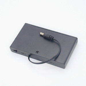 กล่องใส่แบตเตอรี่ AA 8 ก้อน พร้อมสายเคเบิล DC อินพุต 12V พร้อมฝาปิดและสวิตช์ - Product Image 1