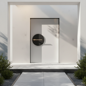Modern Double-Open Pivot Swing Polymer <strong>Door</strong> Stainless <strong>Steel</strong> Aluminum Alloy Exterior Anti-Theft Front Entry Apartments Cast - Product Image 3