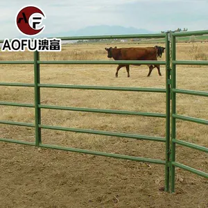 Toptan ucuz 12ft at yuvarlak kalem ve hayvancılık keçi/sığır/at corral çit paneli mera çiftlik için