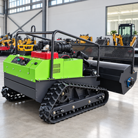 Mesin Pemotong Rumput Robotik 800mm Bertenaga Bensin Bersertifikasi CE, Silinder Tunggal, Penggerak Sendiri, 4-Tak, Kontrol Jarak Jauh, untuk Industri dan DIY di Lereng