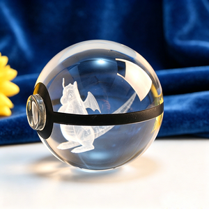 <span class=keywords><strong>Bola</strong></span> <span class=keywords><strong>de</strong></span> Cristal Luminosa 3D <span class=keywords><strong>de</strong></span> 70mm, Hecha a Mano, Grabada con Láser, Decoración Creativa <span class=keywords><strong>de</strong></span> Anime, Souvenir, <span class=keywords><strong>Juguete</strong></span>, Suministro al por Mayor - Product Image 5