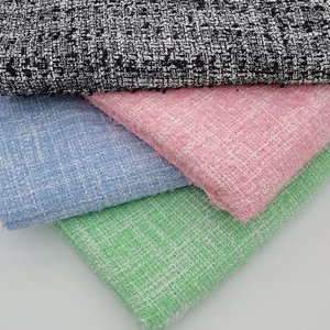 RTS Yarn Dyed Fancy Jacquard <strong>Pink</strong> <strong>Tweed</strong> <strong>Fabric</strong> for Coat/Blazer - Product Image 6