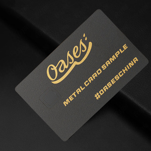 Tarjeta de metal con grabado en oro azul oscuro para Av. Francesco Petruzzi Abogado Tarjeta de metal - Product Image 2