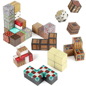 Usine source 300 My Magnetic World Square Briques de construction magnétiques éducatives en plastique DIY pour enfants Guangdong - Product Image 4