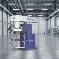 Agitateur dispersant à double arbre concentrique haute viscosité FDT-500 avec grattoir, moteur en acier inoxydable SUS304 pour produits chimiques/peintures/revêtements/encres
